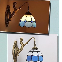 Typ Europe Restoring Ancient Ways Nástenná lampa Creative Mediterranean Glass Lights