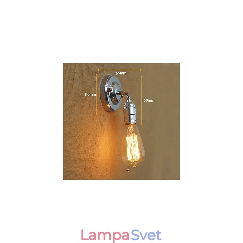 Americký vidiecky vidiek Retro moderná Edison žiarovka ulička mini obývačka nástenná lampa
