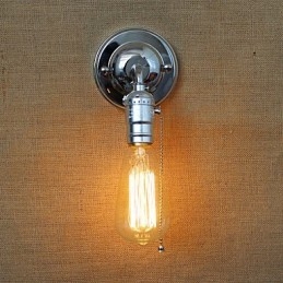 Americký vidiecky vidiek Retro moderná Edison žiarovka ulička mini obývačka nástenná lampa