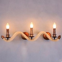 Zmluvné balkónové schodiskové svietidlo krútené lano nástenné svietidlo