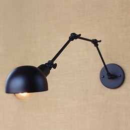Osobnosť Dlhé rameno Nastaviteľný uholník Tri retro lampy do obývačky Osvetlenie Dekoratívne nástenné svietidlo