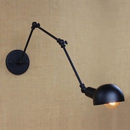 Osobnosť Dlhé rameno Nastaviteľný uholník Tri retro lampy do obývačky Osvetlenie Dekoratívne nástenné svietidlo