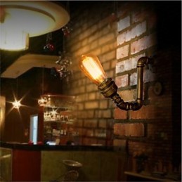 American Village Loft Priemyselný Edison štýl Vintage nástenné svietidlo Retro nástenné svietidlo na vodovodné potrubie