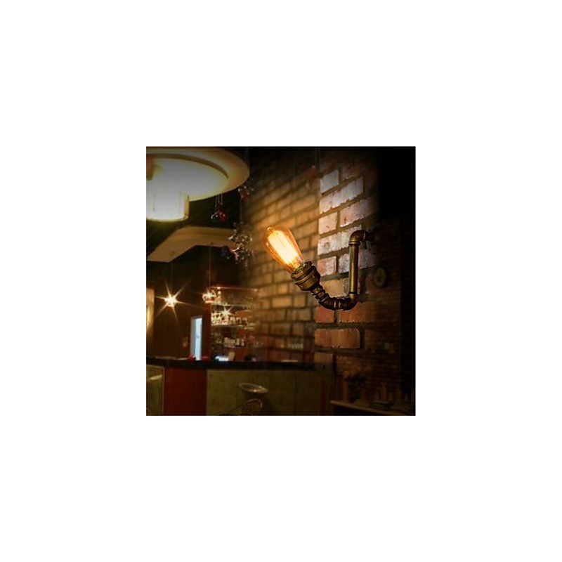 American Village Loft Priemyselný Edison štýl Vintage nástenné svietidlo Retro nástenné svietidlo na vodovodné potrubie