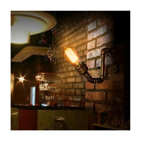 American Village Loft Priemyselný Edison štýl Vintage nástenné svietidlo Retro nástenné svietidlo na vodovodné potrubie American Village Loft Priemyselný Edison štýl Vintage nástenné svietidlo Retro nástenné svietidlo na vodovodné potrubie