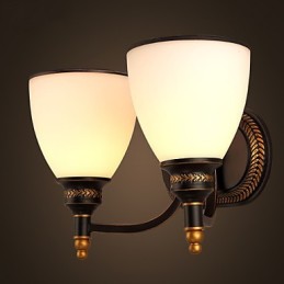 Priemyselná krajina Európska Nočná Balkón Schody Vietor Vietor Kaviareň Nástenná lampa v uličke Reštaurácia v európskom štýle