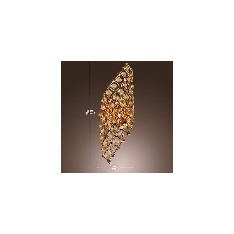 Osobná a kreatívna luxusná americká retro krištáľová lampa K9