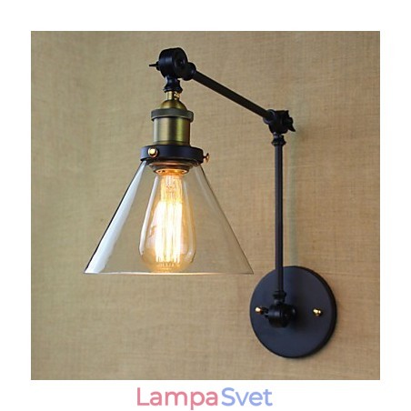 Stredomorská dedina Retro Pastoračné sklenené dekoratívne nástenné svietidlá Obchod s odevmi Reštaurácia Káva