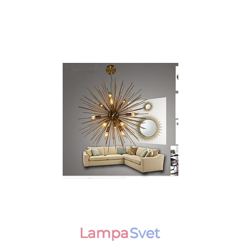 Luster Retro Imitation Copper Creative line 12