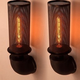 Obnovte staré spôsoby tepaného železa podkrovné kreatívne nástenné svietidlá