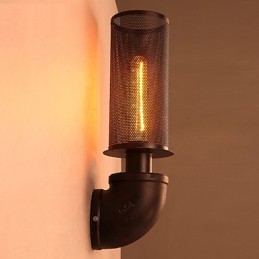 Obnovte staré spôsoby tepaného železa podkrovné kreatívne nástenné svietidlá