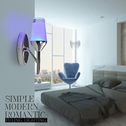 Nástenné svietniky Moderná súčasná kovová lampa na víno