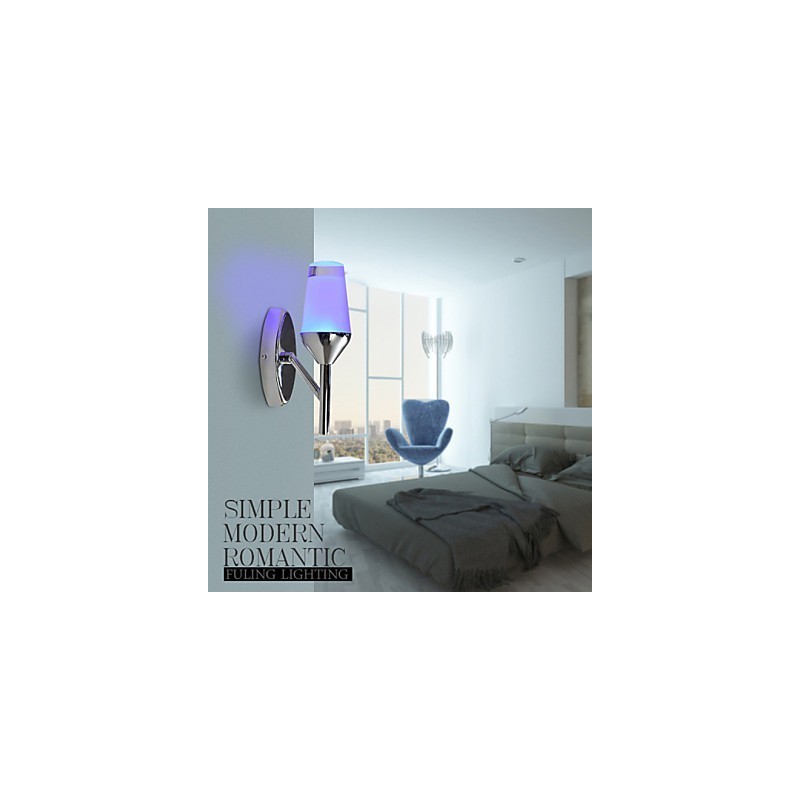 Nástenné svietniky Moderná súčasná kovová lampa na víno