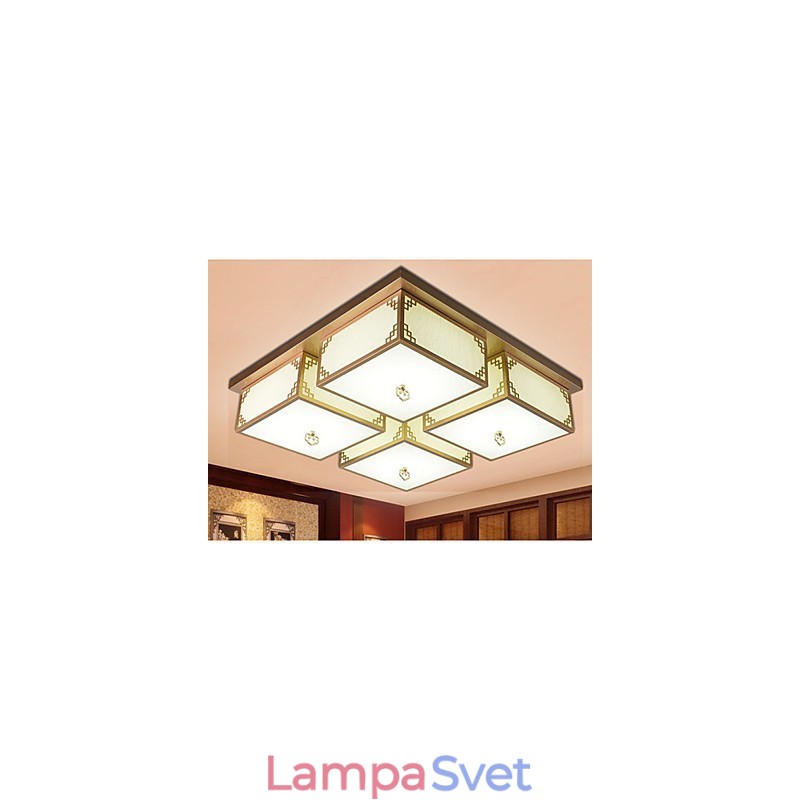 Lampy v čínskom štýle železné stropné osvetlenie Atmosféra A