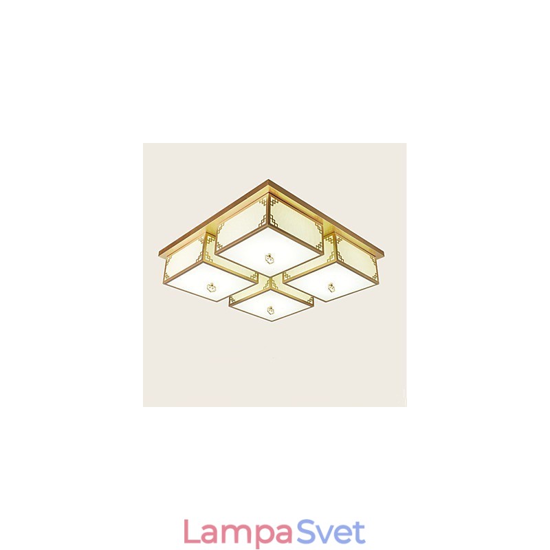 Lampy v čínskom štýle železné stropné osvetlenie Atmosféra A