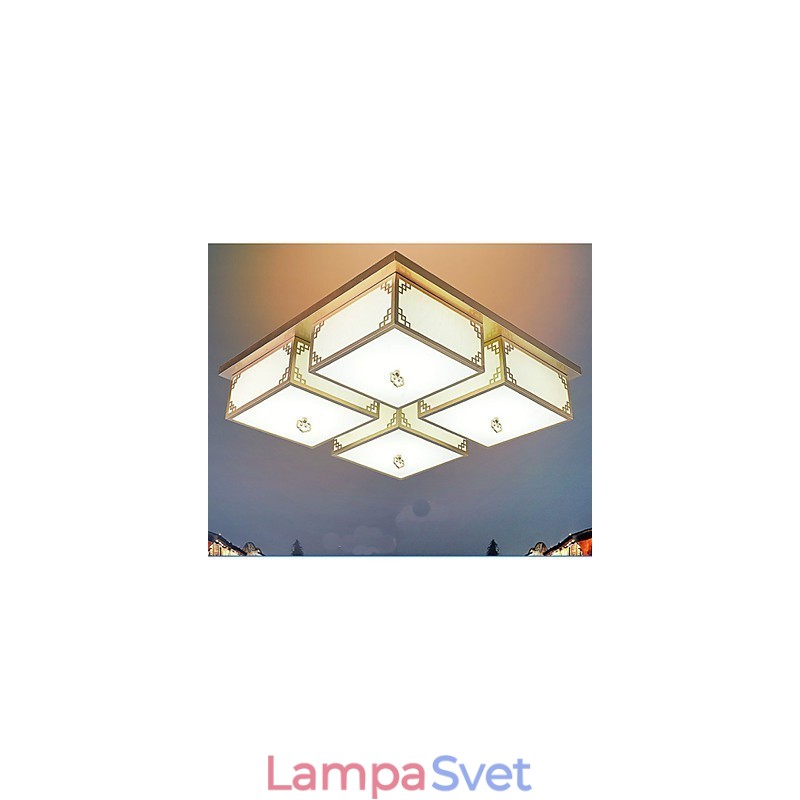 Lampy v čínskom štýle železné stropné osvetlenie Atmosféra A