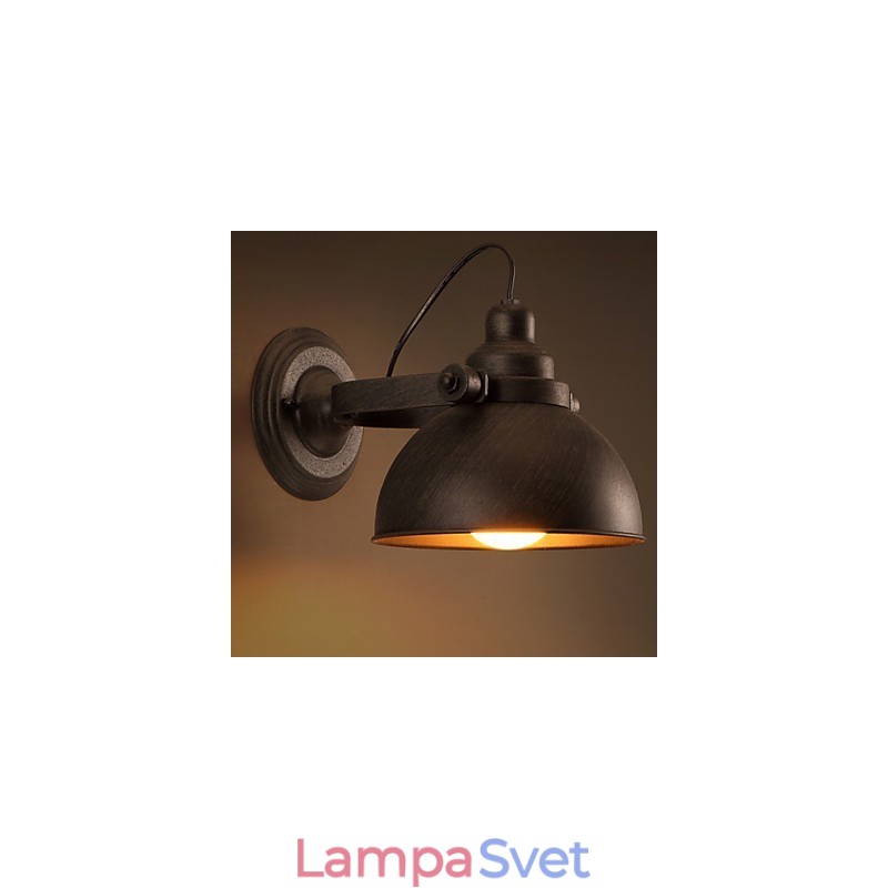 Podkrovný tepaný železný hrniec Creative Vintage Nástenné svietidlá