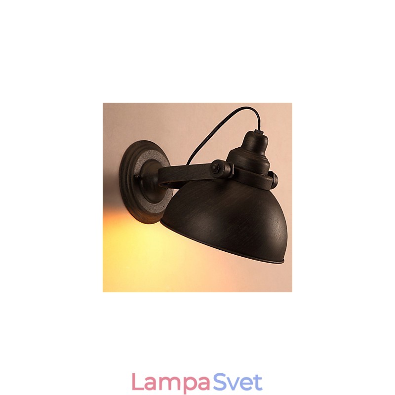 Podkrovný tepaný železný hrniec Creative Vintage Nástenné svietidlá