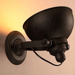 Podkrovný tepaný železný hrniec Creative Vintage Nástenné svietidlá
