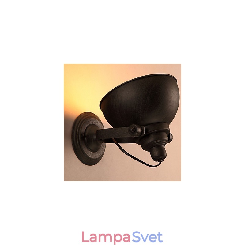 Podkrovný tepaný železný hrniec Creative Vintage Nástenné svietidlá