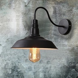 Obnova starých spôsobov je stará pouličná lampa Balkónová chodba Nástenná lampa z tepaného železa