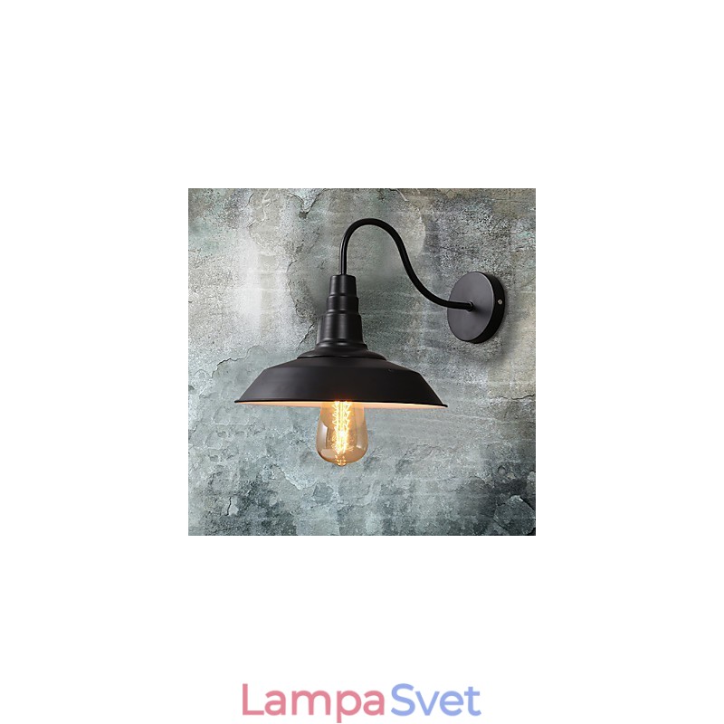 Obnova starých spôsobov je stará pouličná lampa Balkónová chodba Nástenná lampa z tepaného železa