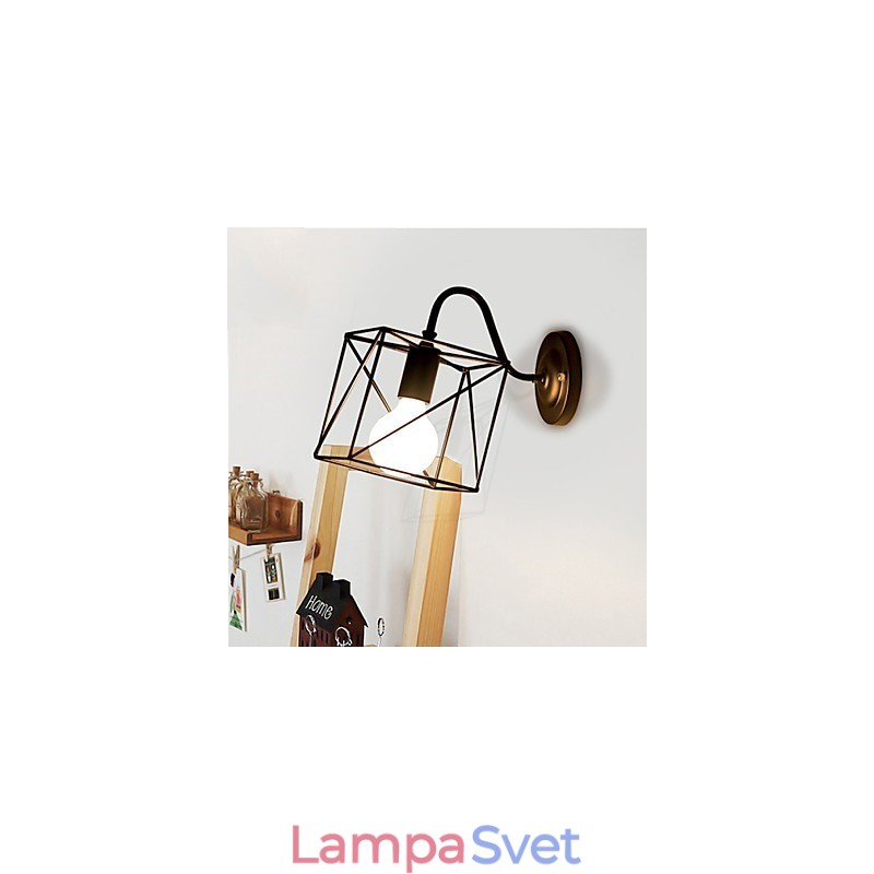 Nástenné lampy American Industry Nostalgic Vintage Lron Loft Loft Aisle Wall lamps for Balcon
