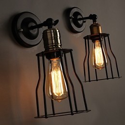 Creative Hlava postele Titánová kovová nástenná lampa Svetlo
