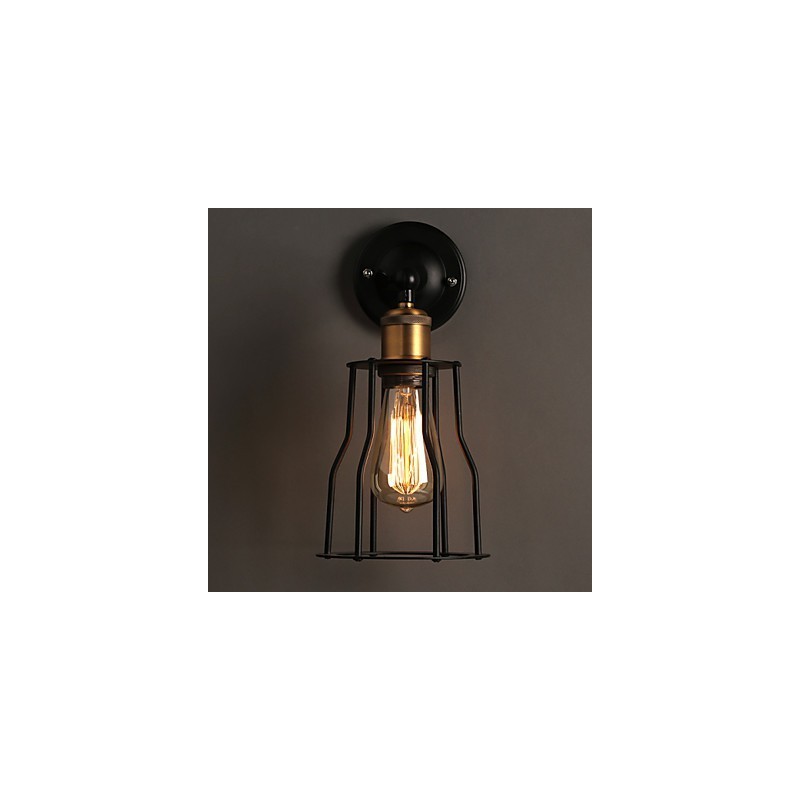 Creative Hlava postele Titánová kovová nástenná lampa Svetlo