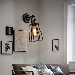 Creative Hlava postele Titánová kovová nástenná lampa Svetlo