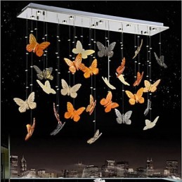 Závesná lampa Butterfly Crystal Lamp
