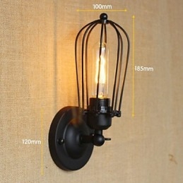 Retro minimalistickí priemyselní dizajnéri Dekoratívne nástenné svietidlo na balkónové schodiská
