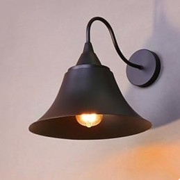 Americká vidiecka nástenná lampa so železným uzáverom Nástenná lampa z tepaného železa Archaize obnovuje staroveké spôsoby