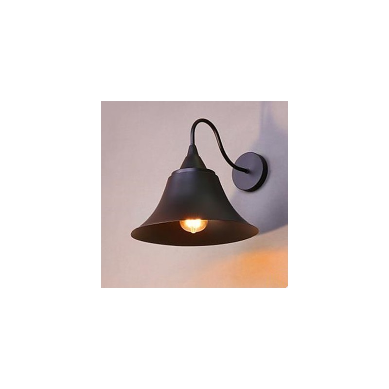 Americká vidiecka nástenná lampa so železným uzáverom Nástenná lampa z tepaného železa Archaize obnovuje staroveké spôsoby