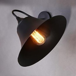 Americká vidiecka nástenná lampa so železným uzáverom Nástenná lampa z tepaného železa Archaize obnovuje staroveké spôsoby