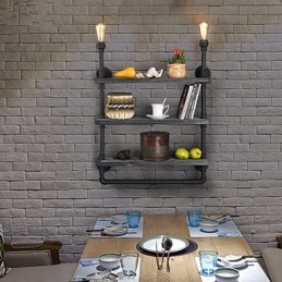 Nástenné svietidlá Mini štýl Rustic Lodge Metal