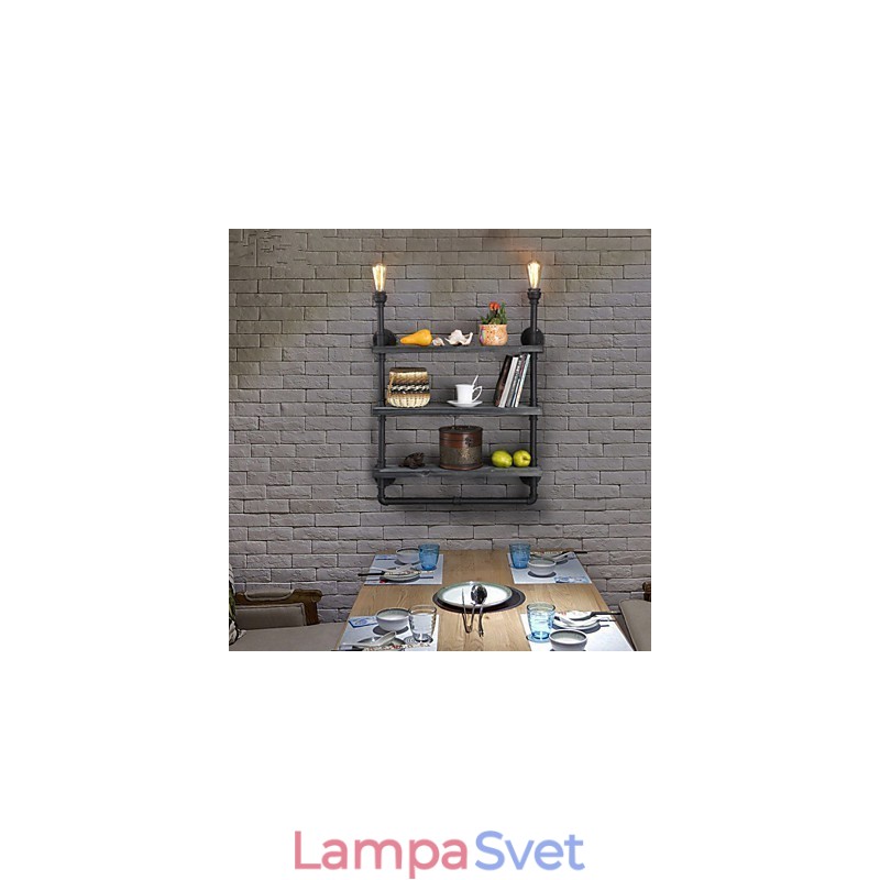 Nástenné svietidlá Mini štýl Rustic Lodge Metal