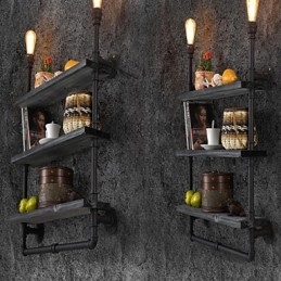 Nástenné svietidlá Mini štýl Rustic Lodge Metal