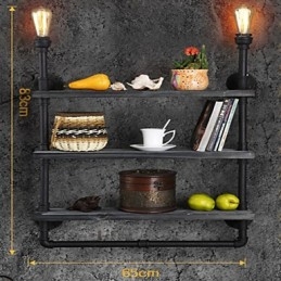 Nástenné svietidlá Mini štýl Rustic Lodge Metal