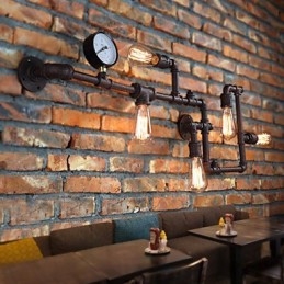 Nástenné svietidlá Mini štýl Rustic Lodge Metal