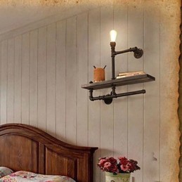 Nástenné svietidlá Mini štýl Rustic Lodge Metal