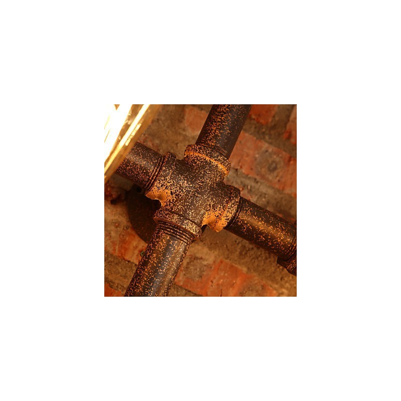 Retro barové železné nástenné nástenné svietidlá Mini štýl Rustic Lodge Metal