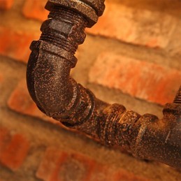 Retro barové železné nástenné nástenné svietidlá Mini štýl Rustic Lodge Metal
