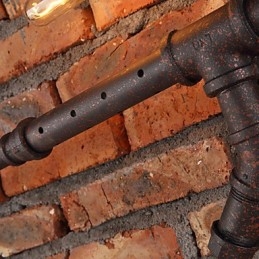 Nástenné svietidlá Mini štýl Rustic Lodge Metal