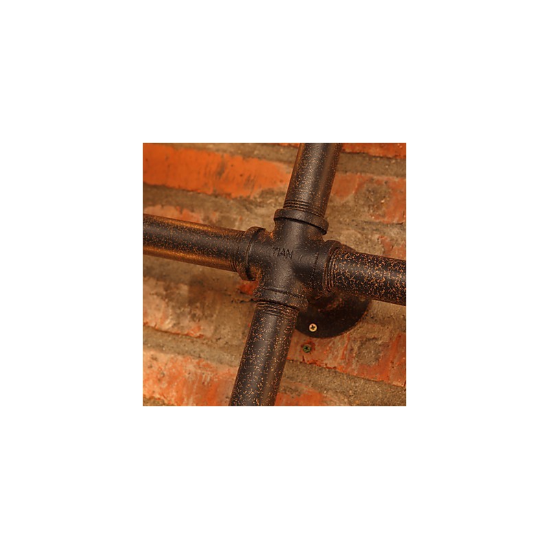 Retro barové železné nástenné svietniky Mini štýl Rustic Lodge Metal
