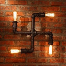 Retro barové železné nástenné svietniky Mini štýl Rustic Lodge Metal
