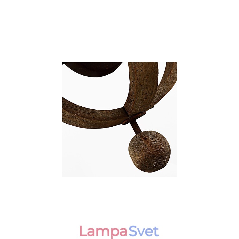 Vintage americká rustikálna drevená nástenná vínna lampa do obývačky a spálne