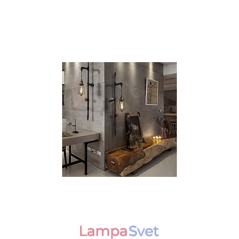 Nástenné svietidlá Mini štýl Rustic Lodge Metal