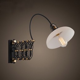 Vintage priemyselná americká vidiecka reštaurácia Spálňa Štúdia Kreatívna lampa do uličky Teleskopické nástenné lampy zo železa