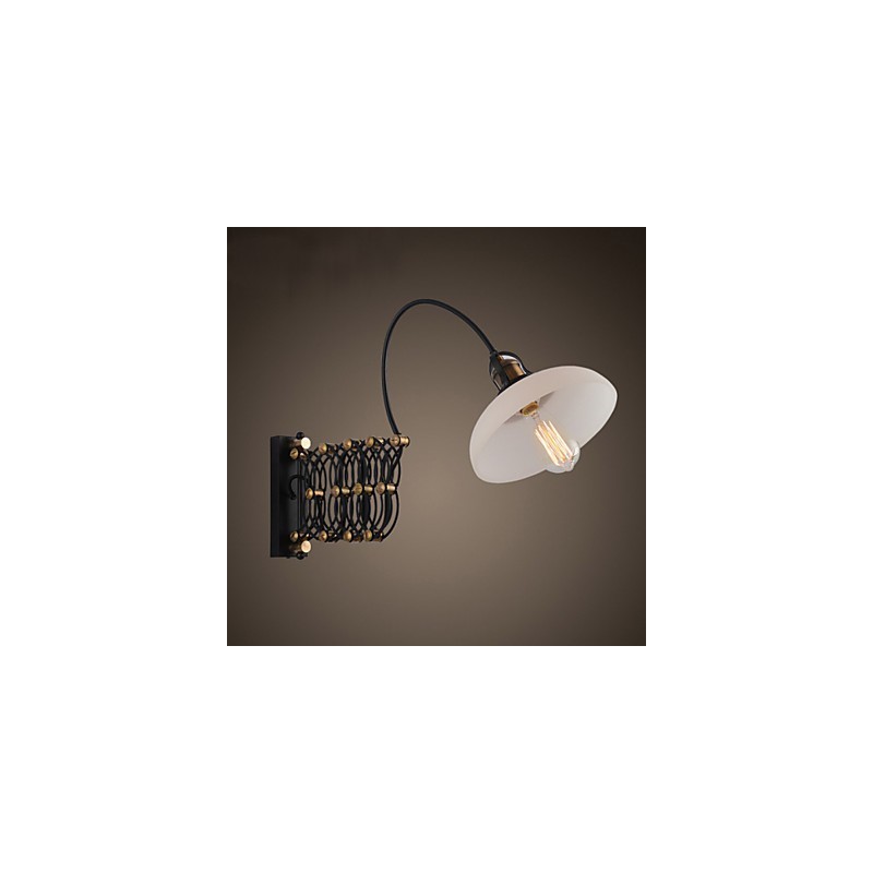 Vintage priemyselná americká vidiecka reštaurácia Spálňa Štúdia Kreatívna lampa do uličky Teleskopické nástenné lampy zo železa